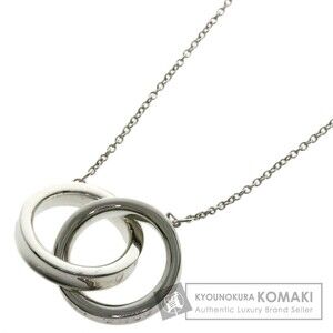 Tiffany Co Interlocking Circle Necklace Silver